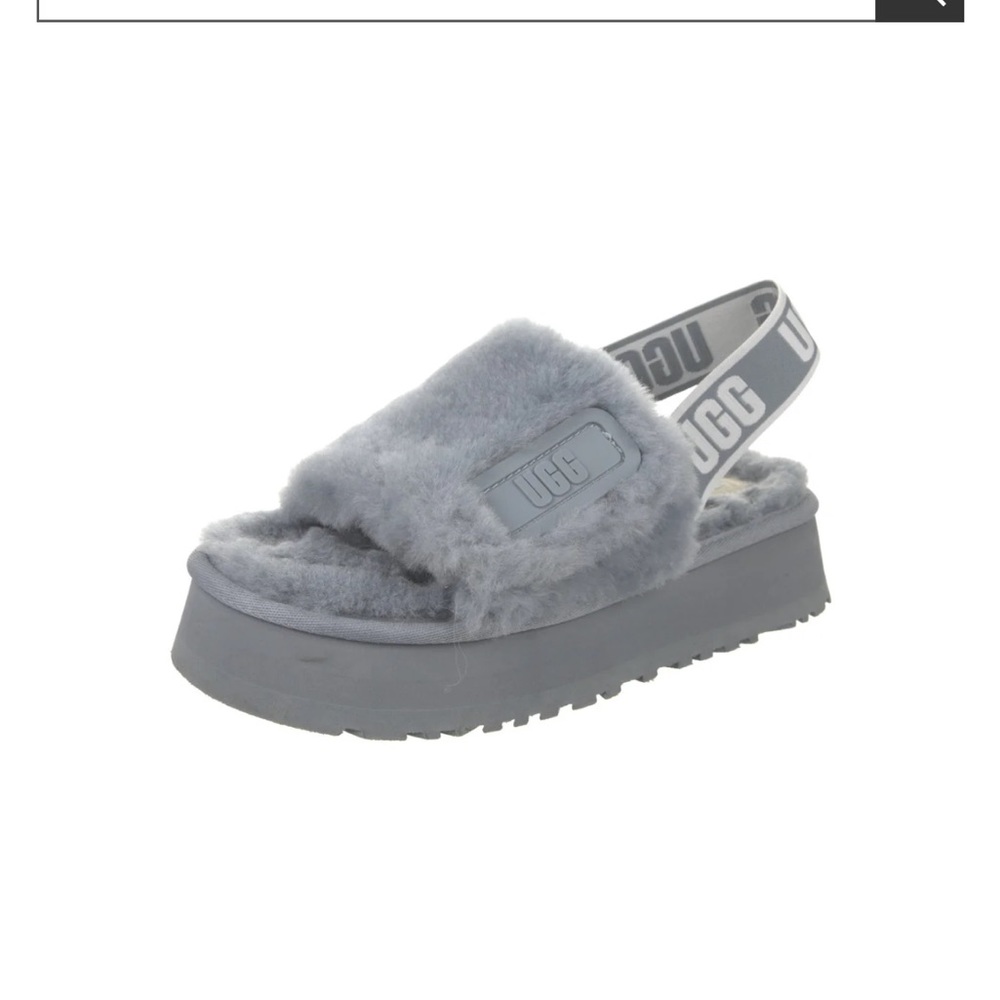 Gray UGG slipper